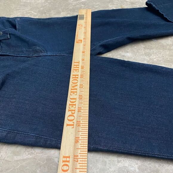 Anthropologie Level 99 womens flare jeans sz 26 mid rise dark wash soft stretch - Picture 8 of 12